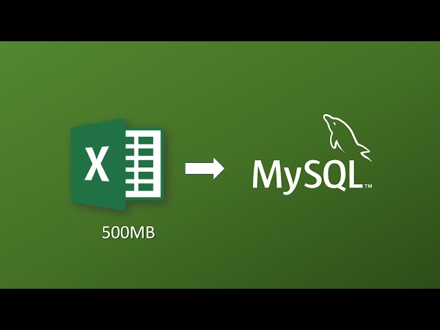 Migrate from Excel to MySQL